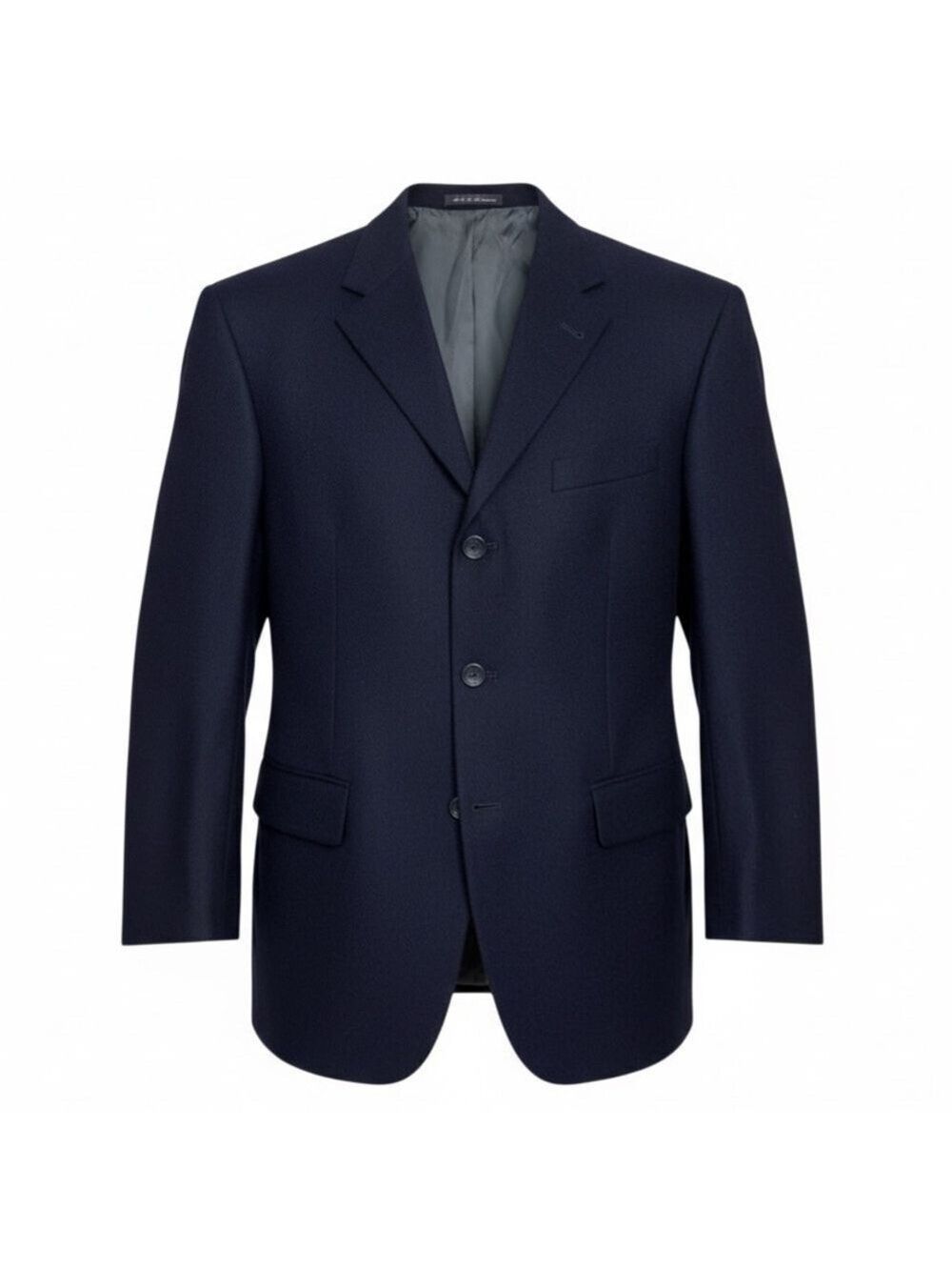 OSCAR DE LA RENTA Wool & Cashmere Blue Vintage Luxury Designer Blazer Jacket 42S